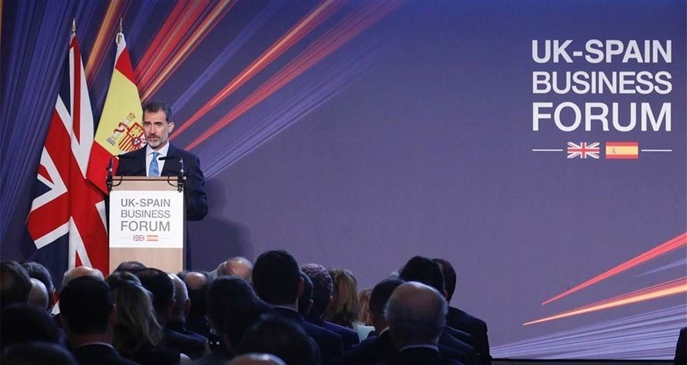 El Rey pide que las negociaciones sobre el Brexit reduzcan la incertidumbre que afrontan las empresas