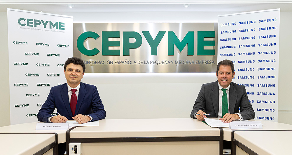 Samsung y CEPYME firman un acuerdo para impulsar la transformación digital en las empresas