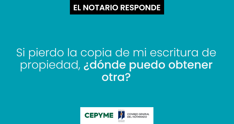 Si pierdo la copia de mi escritura de propiedad, ¿dónde puedo obtener otra?