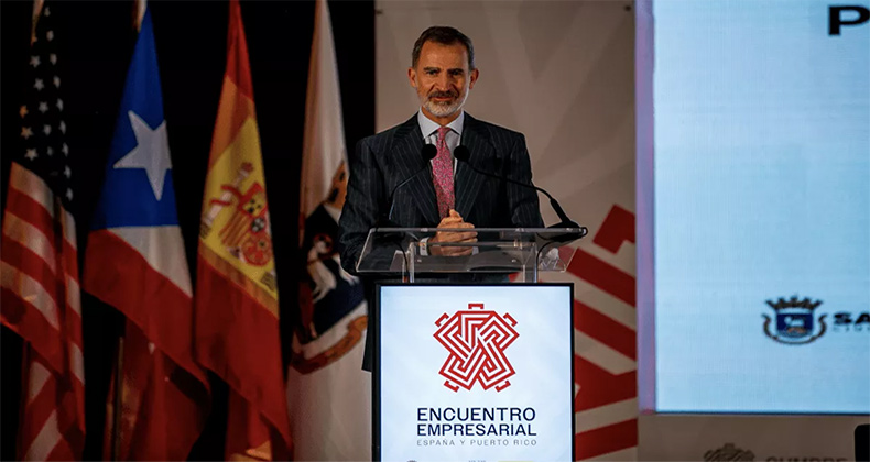 S.M. el Rey pone de relieve el potencial de crecimiento de las relaciones empresariales y de inversión entre España y Puerto Rico