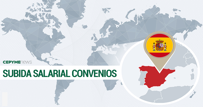 La subida salarial media pactada en convenio escala al 2,16% en enero, por encima del IPC