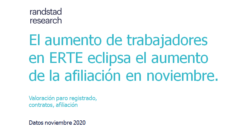 Los trabajadores en ERTE repuntan en noviembre, eclipsando el aparente buen comportamiento de la afiliación a la Seguridad Social