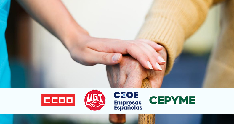 UGT, CCOO, CEOE y CEPYME celebramos la puesta en marcha del Diálogo Social en materia de Dependencia