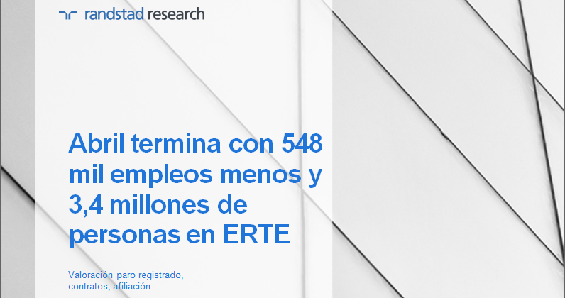 Valoración datos paro abril 2020